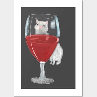 Glass Cat Posters and Art